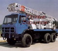 Truck mounted drilling rig 