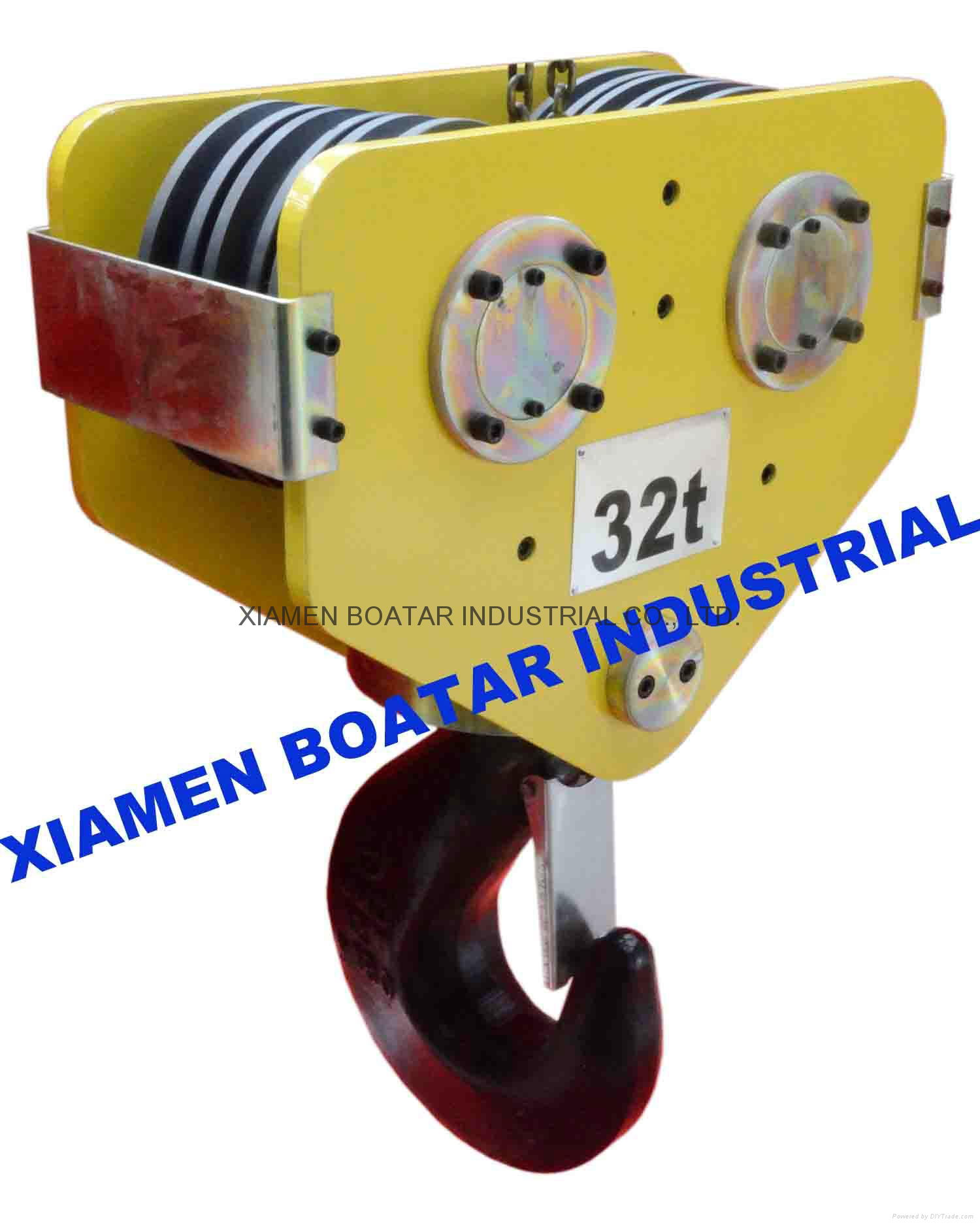 European style hook for electric hoist capacity 32Ton