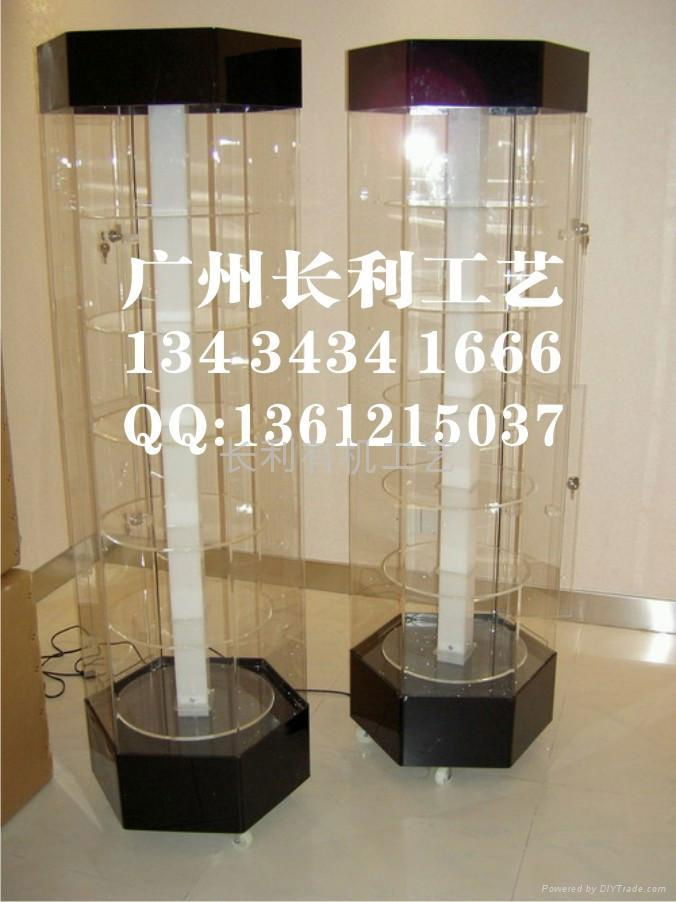 有机玻璃旋转展示柜展示架