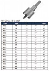 TCT Metal Holesaw