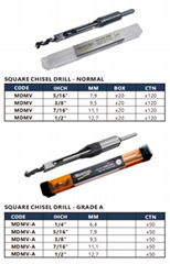 Square Chisel Drill