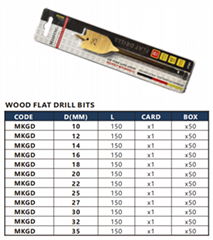 Wood Flat Drill Bit