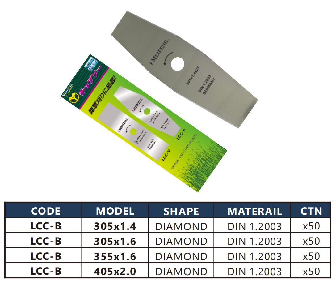 Grass Cutting Blade - Diamond shape