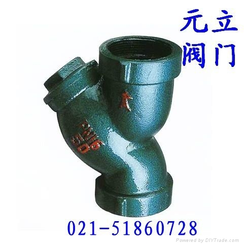 铸钢法兰Y型过滤器GL41H-25C 3