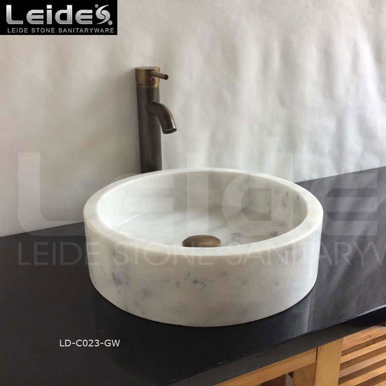 Natural stone basin countertop wash basin LDC023GW Leide Stone