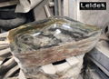 Dragon green natural shape stone basin 2