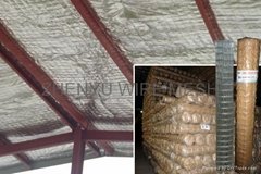 Hot dipped galvanized welded roof mesh