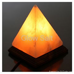 Pyramid Salt Lamp