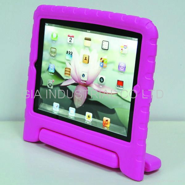 Kids Anti Shock Protective Foam Case compatible with Apple iPad with Handle 4