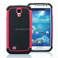 Heavy Duty Hybrid R   ed Hard Case Cover For Samsung Galaxy S4 SIV i9500 Protect 2