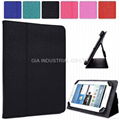 Universal Adjustable Tablet Clamping Folding Protective Case Cover with Stand