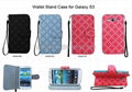 New PU Leather Flip Case Cover for Samsung Galaxy S 3 III S3 i9300 2