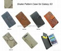 New PU Leather Flip Case Cover for Samsung Galaxy S 3 III S3 i9300 3