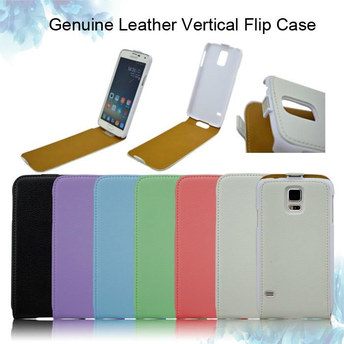 PU Leather Wallet Case Cover for Samsung Galaxy S5/S4 i9500 4