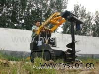 Mini Skid Steer Loader With Auger Drill