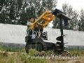 Mini Skid Steer Loader With Auger Drill