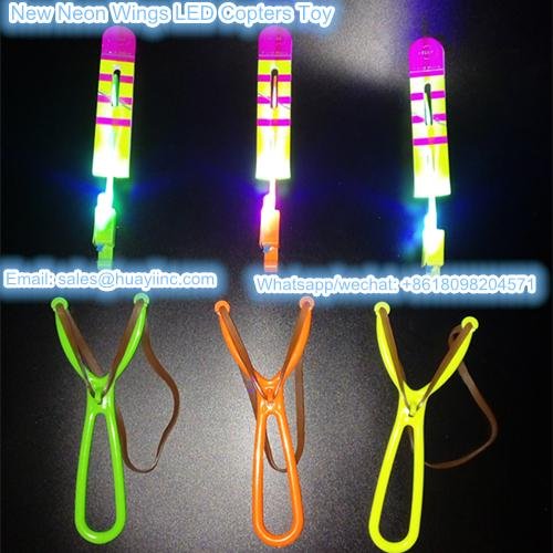 New Super Glow Wings LED Copter Helicopters Toy 3