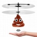 Hand induction motion sensor infared hovering flying whirly heli poop helicopter