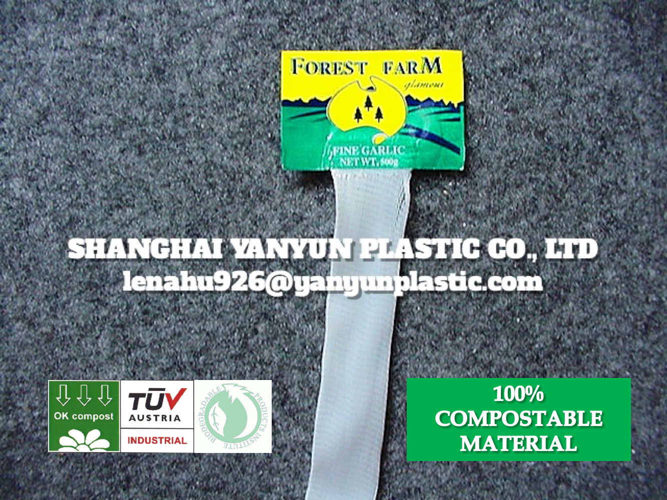 PLA Cornstarch Certificated Biodegradable Net Mesh Bag vegetable Compostable 4