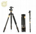 QZSD carbon fiber  Professional  tripod Q999C 2