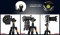 portable camera tripod Q999 with ball head  5