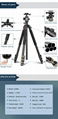 Q298H 78.7inch camera tripod 2020 new digital stand &transverse with ball head 2