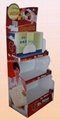 promotion product corrugated paper floor display racks 3
