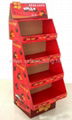 chocolate cardboard display rack for