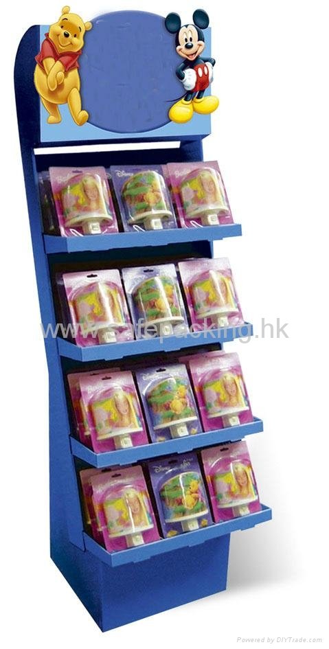 chocolate cardboard display rack for supermarket promotion 2