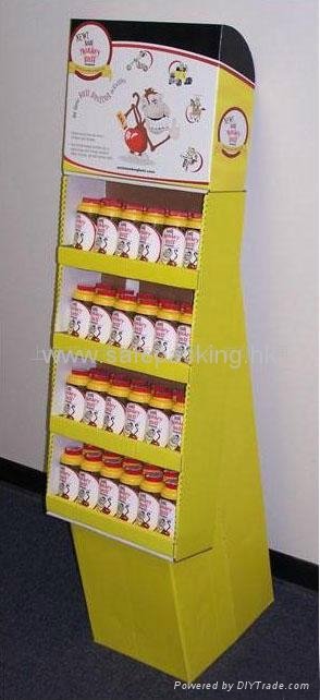 pop corrugated display stand