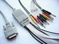 Nihon Kohden 10-lead EKG cable with