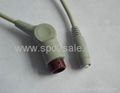 HP -4pin Transducer IBP Cable