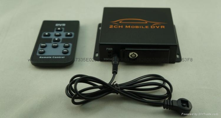 两路车载录像机2路SD卡DVR双路出租车摩托车记录仪128G 2