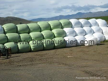 Green color silage wrap