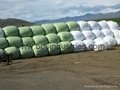 Green color silage wrap
