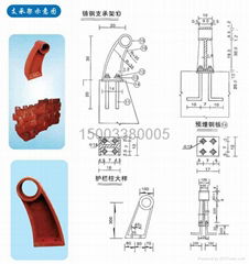 桥栏铸钢支架