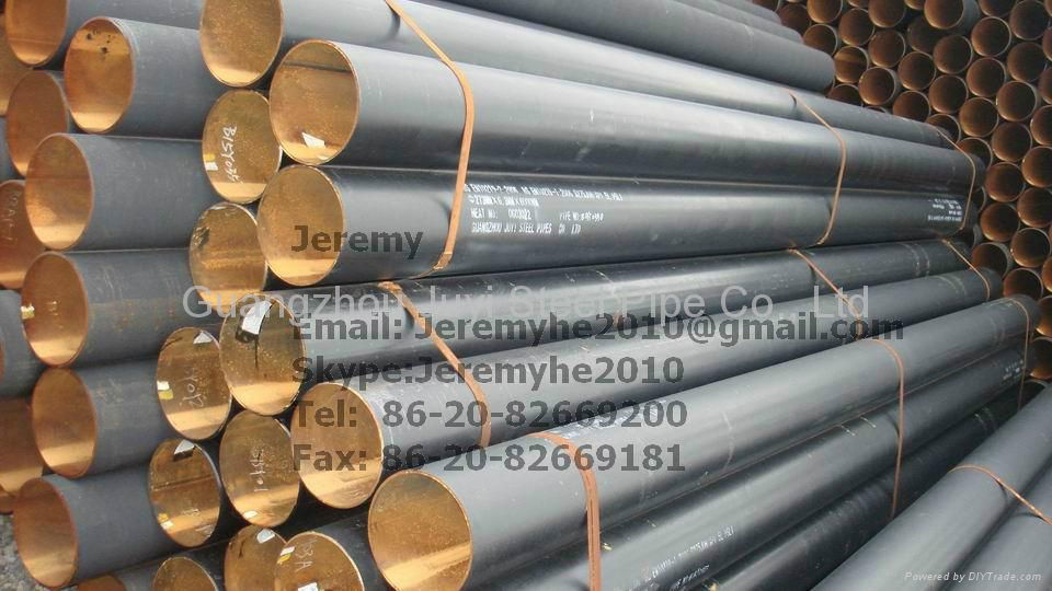 astm a252 gr.3 black welded steel pipe piling tube china 2