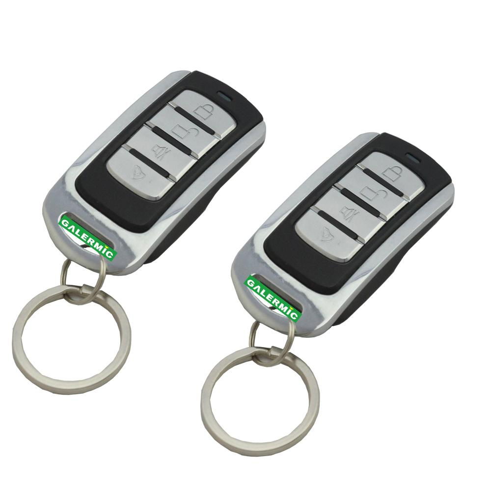 Car alarm system with support ultrasonic sensor remote car door lock&unlock 2