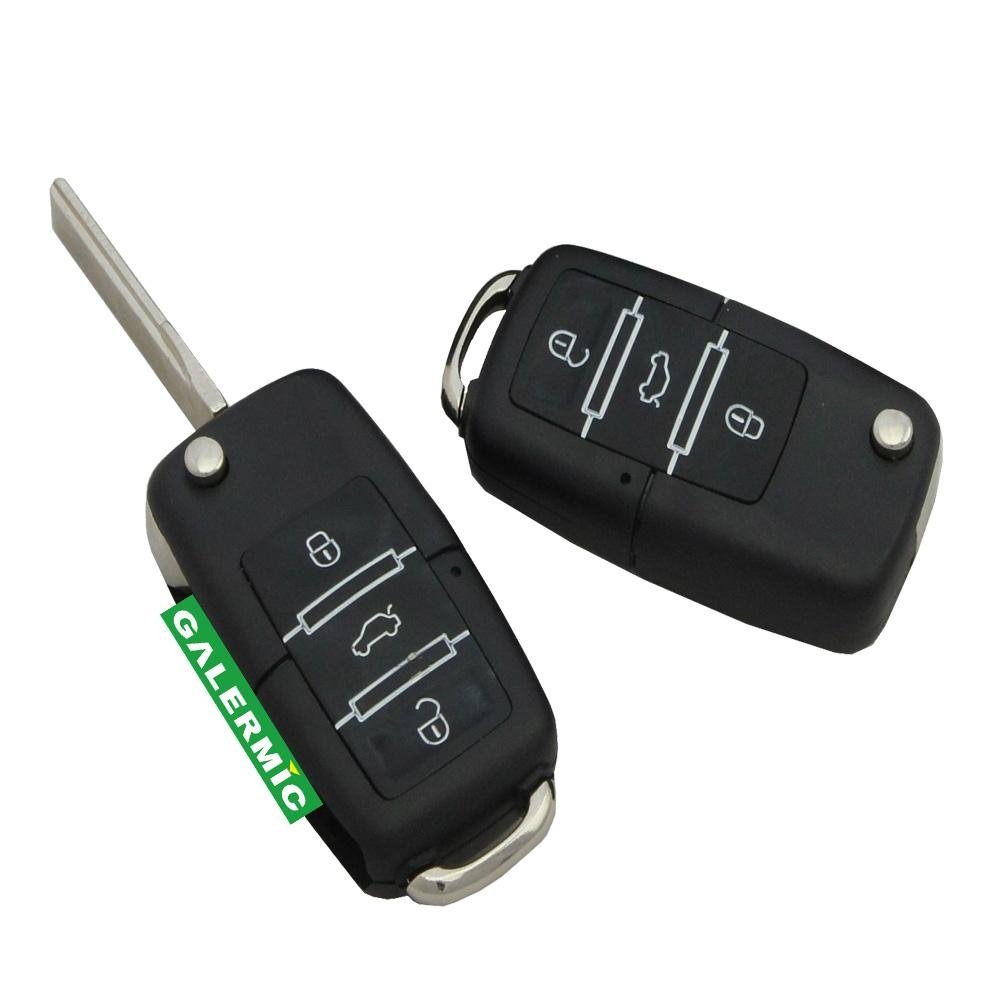 Car keyless system with 2 transmitter folding key remote trunk release function 2