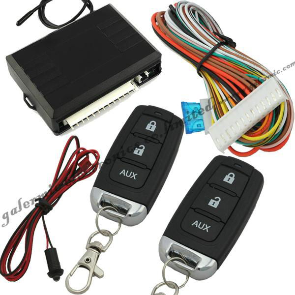 Car keyless system with 2 transmitter folding key remote trunk release function