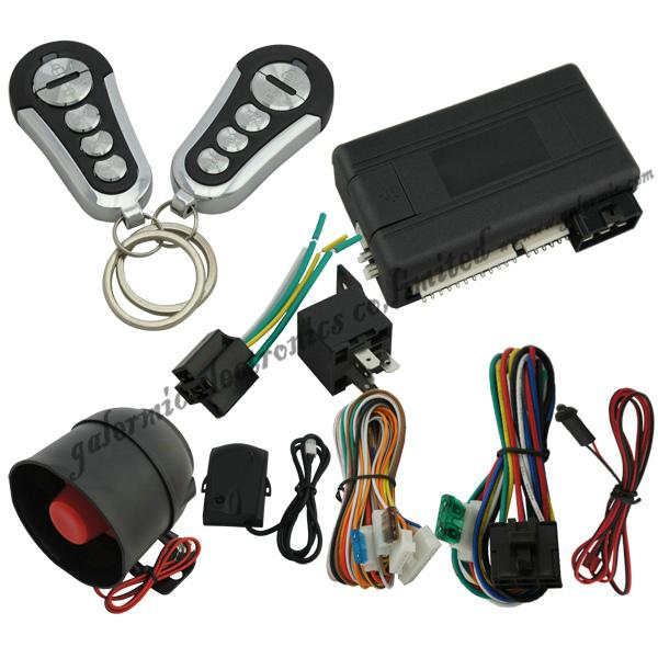 Remote Engine Start Car Alarm System With Automatic Car Door Lock