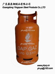 12.5KG LPG Cylinder for Congo