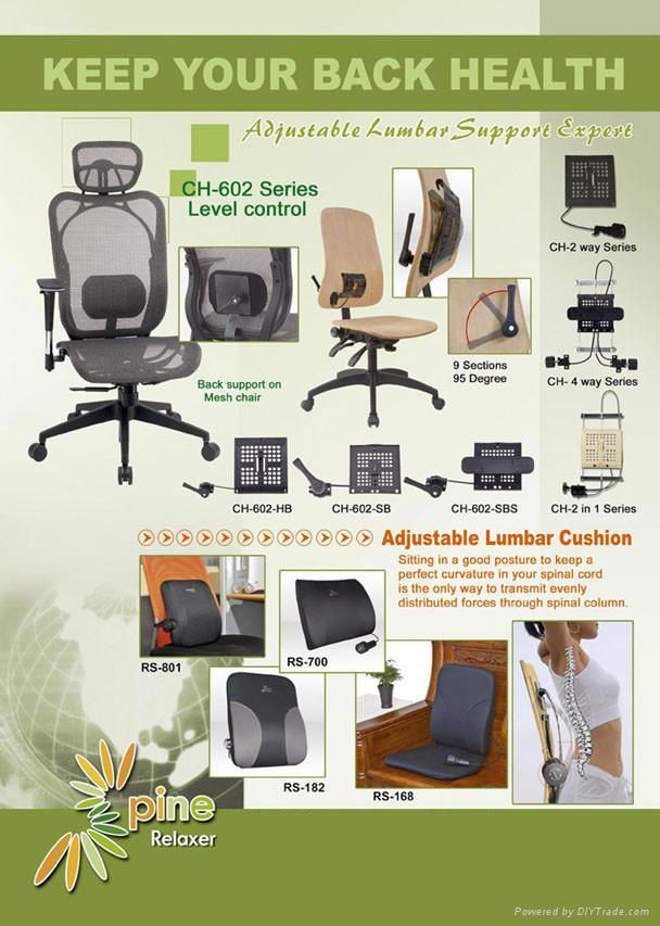 Adjustable office chair Accessories&Back support Accessories - Taiwan