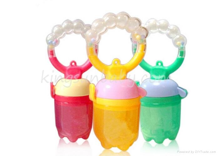 Baby Fruit Feeder Silicone Baby Teether Fresh Weaning Food Soother 3