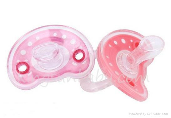 Anti Tear Newborn Baby Pacifier Eco Friendly Baby Einstein Soother Non Toxic 2