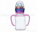 Animal Cap Plastic Baby Feeding Bottle Regular Neck Nursing Bottle 240ml 2