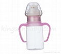 Animal Cap Plastic Baby Feeding Bottle Regular Neck Nursing Bottle 240ml 3