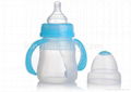 Food Grade Silicone Baby Feeding Bottle