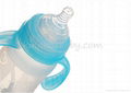 Food Grade Silicone Baby Feeding Bottle in Wide Neck with Straw 5