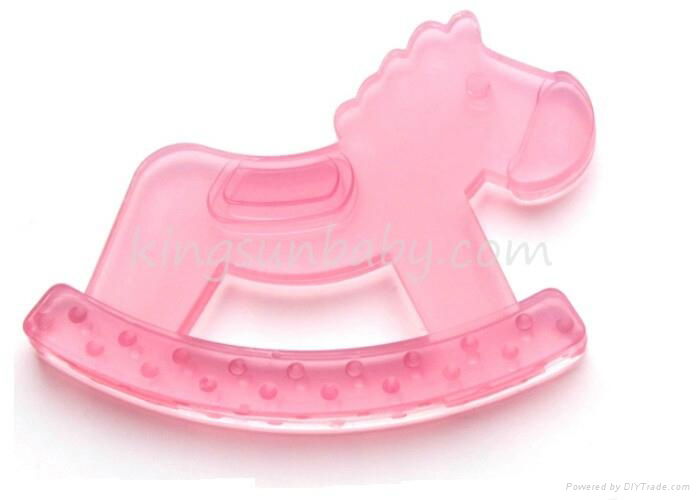 Horse Design Baby Teether Infant Silicone Teething Toy Non-toxic BPA Free